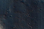 Crater Wall with Exposed Bright Layers