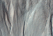 Possible Gully-Associated Light-Toned Material Northeast of Argyre Planitia