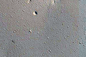 Candidate Recent Impact Site