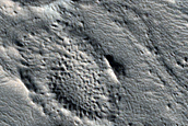 Features around Crater in Arabia Terra