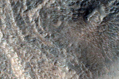 Group of Twisted Ridges near Harmakhis Vallis