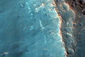 Double Craters with Layering in Wall Exposure