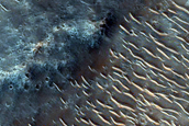 Channel within Valley in Margaritifer Terra