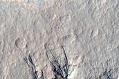 Possible Gully-Associated Light-Toned Materials near Gasa Crater