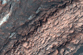 Light-Toned Layered Deposits South of Hadriacus Cavi