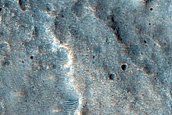 Ridge in Hadriacus Patera
