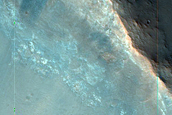 Crater Wall with Possible Layers