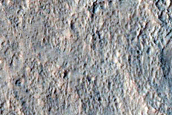 Crater Southwest of Sirenum Mons