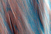 East Melas Chasma Landslide Slopes Monitoring