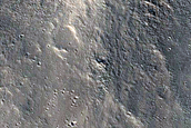 Very Recent Small Impact Crater in Elysium Region