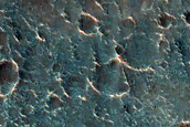 Light-Toned Deposits on Plains South of Coprates Chasma
