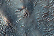 Channel near Coracis Fossae