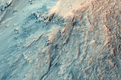Small Patch of South-Facing Gullies in Daedalia Planum