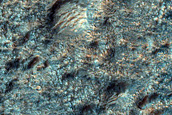 Mafic Minerals on Tyrrhena Terra Crater Floor