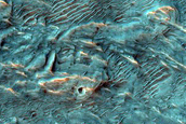 Floor of Saheki Crater