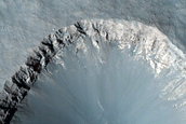 Crater near Opportunity Landing Site