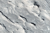 Layers in and around Mesa in Aeolis Planum