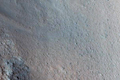 Frost in Well-Preserved Impact Crater