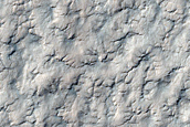 Crater on South Polar Layered Deposits
