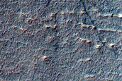 Gullies in Crater in Terra Cimmeria
