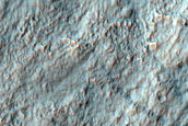 Fluvial Processes inside Crater