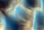 Stereo for Partially Eroded Dunes in Southern Terra Cimmeria