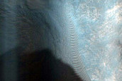 Searching for Frost on Steep Slopes
