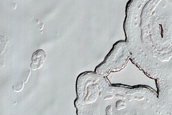 South Polar Cap Vertical Change Monitoring