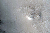 Terrain North of Tithonium Chasma