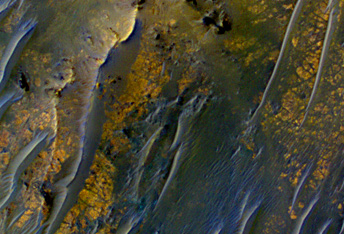Ancient Clays near the Hellas Basin