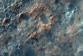 Crateres de impacto al oeste de cr�ter Huygens