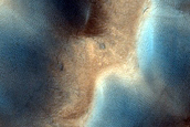 Stereo for Partially Eroded Dunes in Southern Terra Cimmeria
