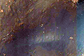 Wislicenus Crater and Terrain to North