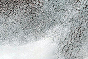 Possible Water Ice and Mesas