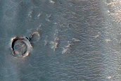Steep Slope of Livny Crater