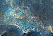 Channels near Huygens Crater