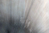 3-Kilometer Diameter Crater with Thin Glacial Deposit