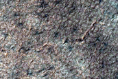 Gullies on South-Facing Pit Wall
