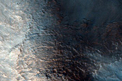 Massif on Layered Bedrock in Cydonia Colles