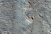 Layers and Grooves near Simud Valles