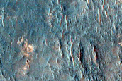 Inverted Channel in Noachis Terra