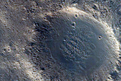 Layers in Crater in West Arabia Terra