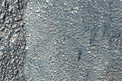 Wider Channel Connecting Glaciers in Coalescing Craters
