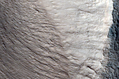 Irregular Cellular Structures around Crater in Arabia Terra