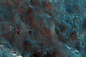 Mafic Minerals on Plains Southwest of Elorza Crater