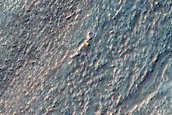 Hillslope with Pasted-On Terrain and Inverted Channels at Base