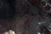 Layered Megablock in Crater in Noachis Terra