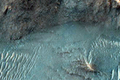 Tyrrhena Terra Crater with Phyllosilicates