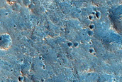 Dark Material in West Arabia Terra Plains
