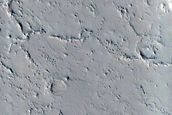 Potential Rootless Cones near the Medusae Fossae Formation